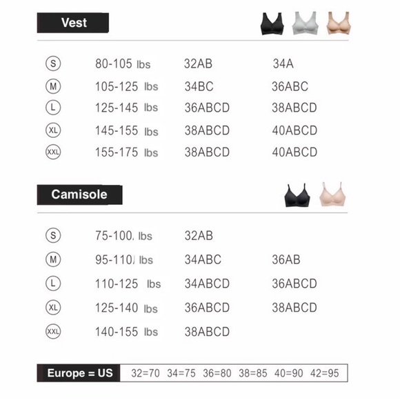 Kissy’s Bra Cami Set FREE Panty Black Maternity - Picture 3 of 7